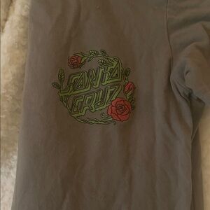 Pokémon x Santa Cruz Graphic Tee with Red Rose Design